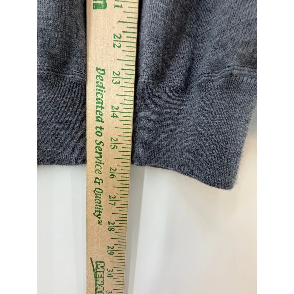 G/Fore Golfcore 100% Wool Crewneck Sweater Mens Large Gray Old Money Preppy